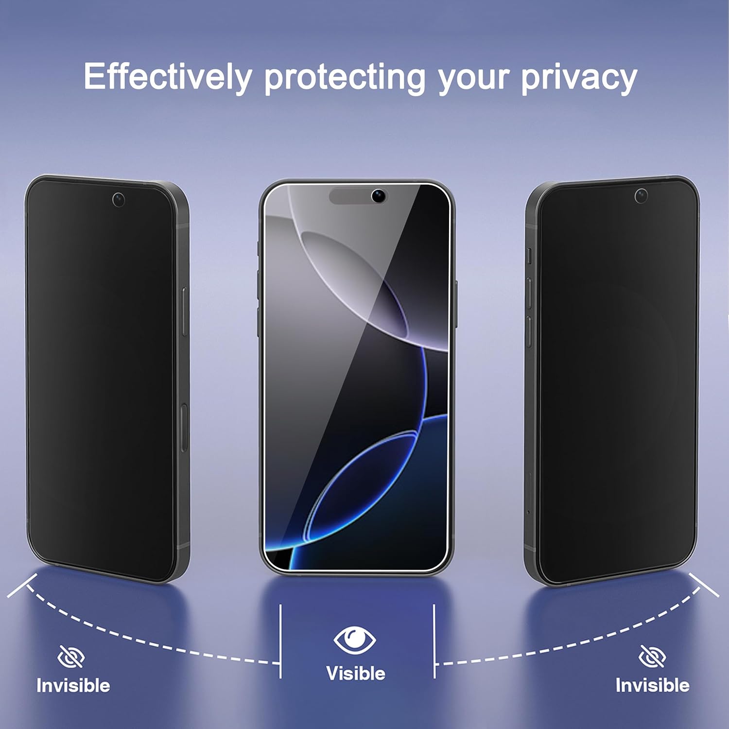 Ailun Privacy Screen Protector, Special Screen Guard for iPhone 16 Pro, Innovati...