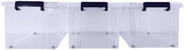 High-Quality Clear Plastic Storage Container, Special Large Boxes with Lids, Inn...