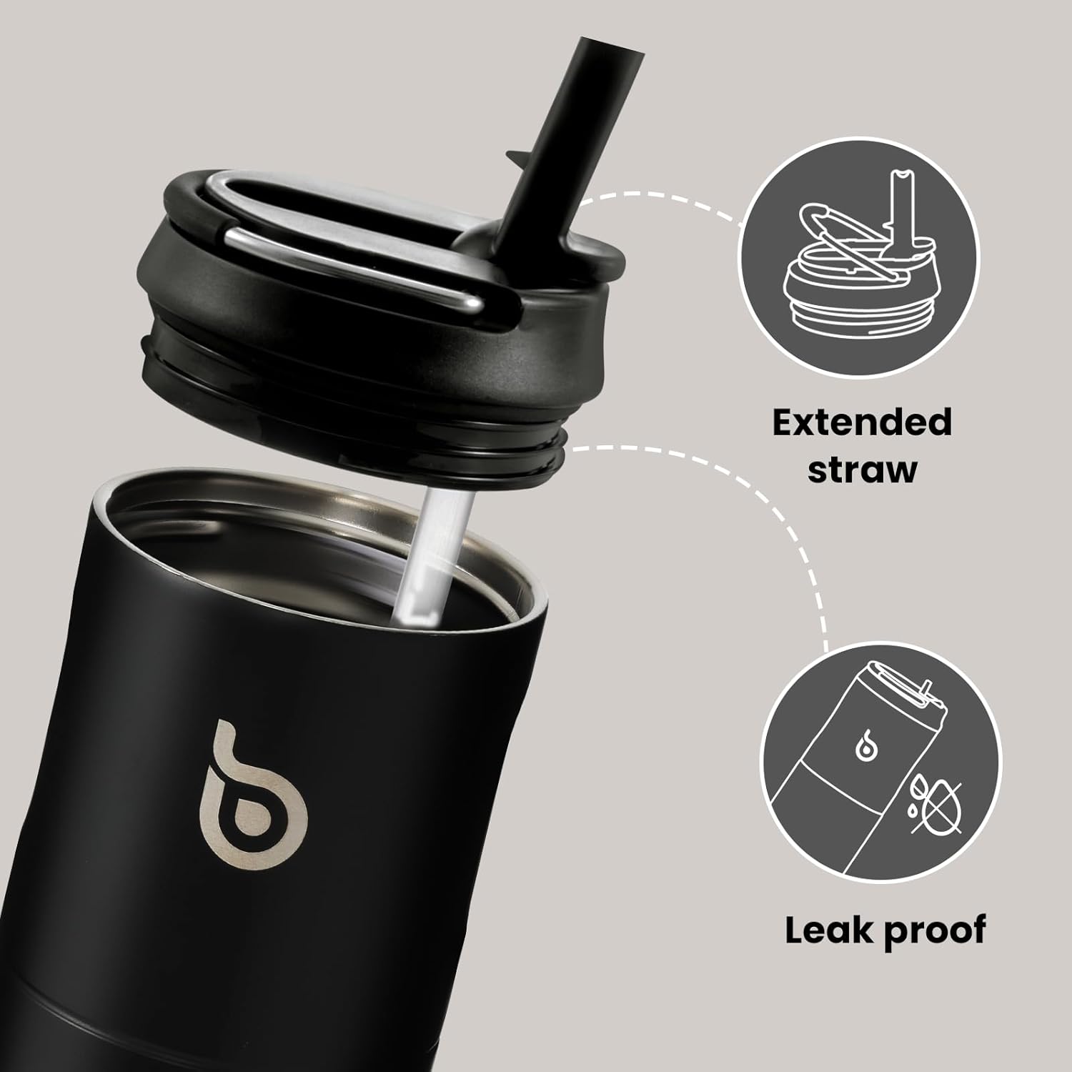 Bottle Bottle Stainless Steel Water Bottle, Special Insulated Metal Bottle for S...