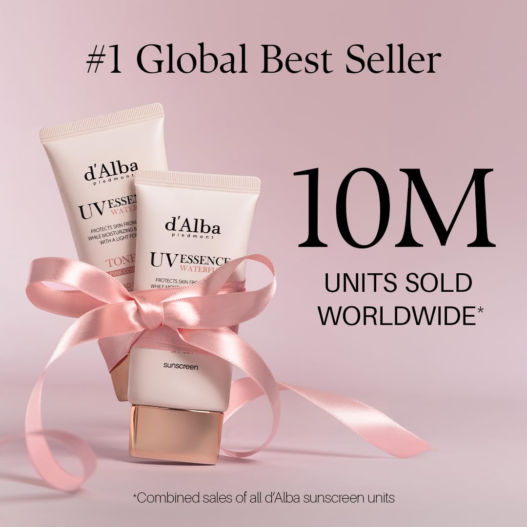d'alba Piedmont Waterfull Tone-Up Sunscreen Serum BROAD SPECTRUM SPF 50 + Korean...