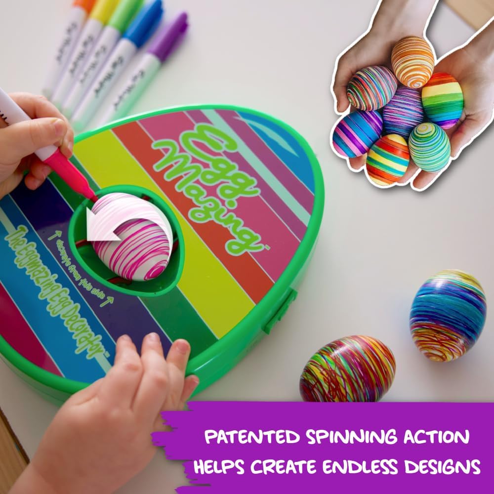 Eggmazing Egg Decorator Easter Egg Decorator Kit - Arts and Crafts Set - Include...