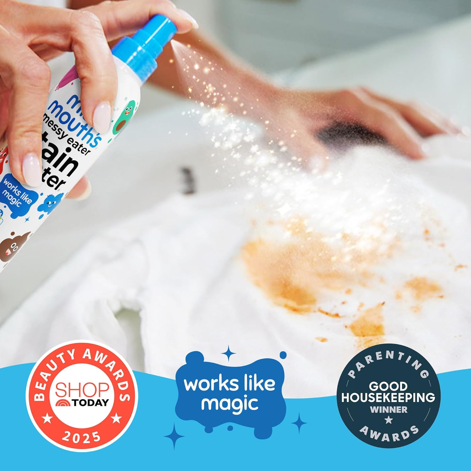 Miss Mouth's Messy Eater Stain Treater Spray - 4oz Stain Remover - Newborn & Bab...