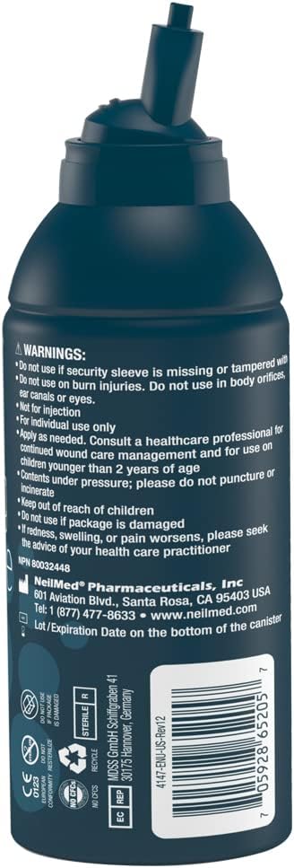 NeilMed NeilCleanse Piercing Aftercare, Fine Mist, 6.3 Fluid Ounce 6.3 Fl Oz Cle...