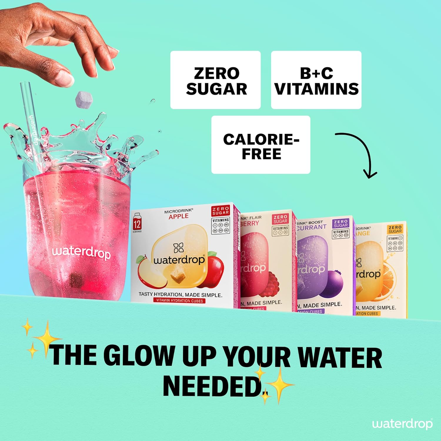 waterdrop® Microdrink Classic Fruit Mix Set - 48 Water Flavouring Hydration Tabl...