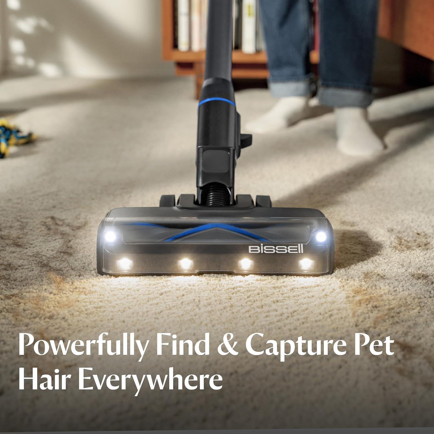 Bissell PowerClean FurGuard 280W Self-Standing Cordless Vacuum w/Self-Cleaning B...