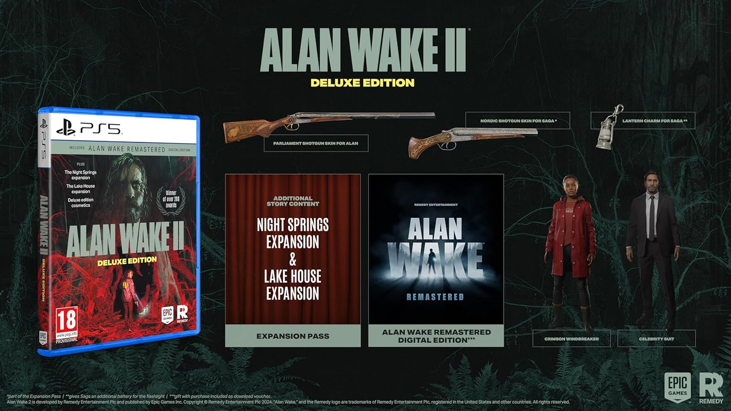 Alan Wake 2 Deluxe Edition - PS5 PlayStation 5