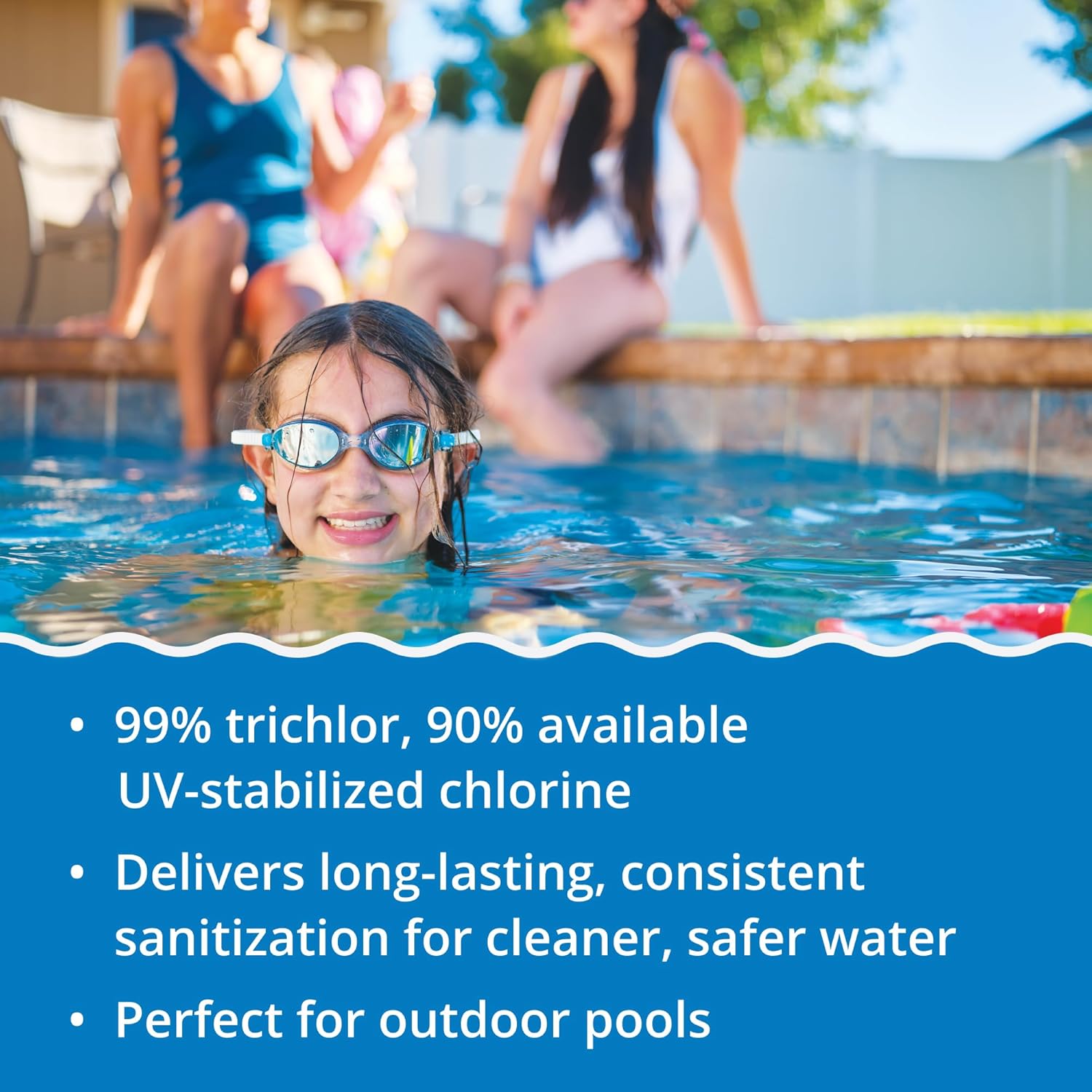 In The Swim 3 Inch Stabilized Chlorine Tablets for Sanitizing Swimming Pools - I...