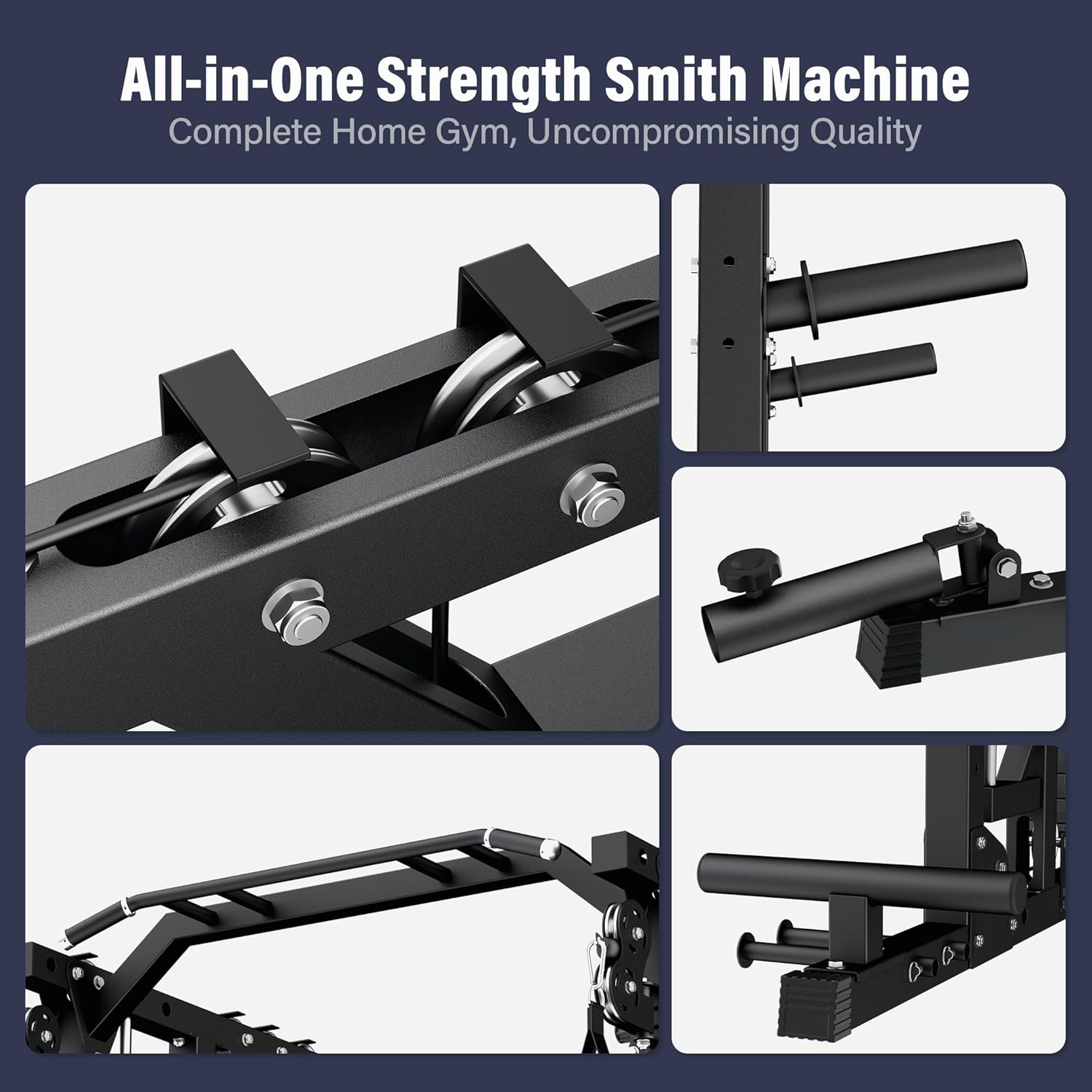 Major Fitness Drone2 Advanced Training Smith Machines– All-in-One Home Gym Squat...