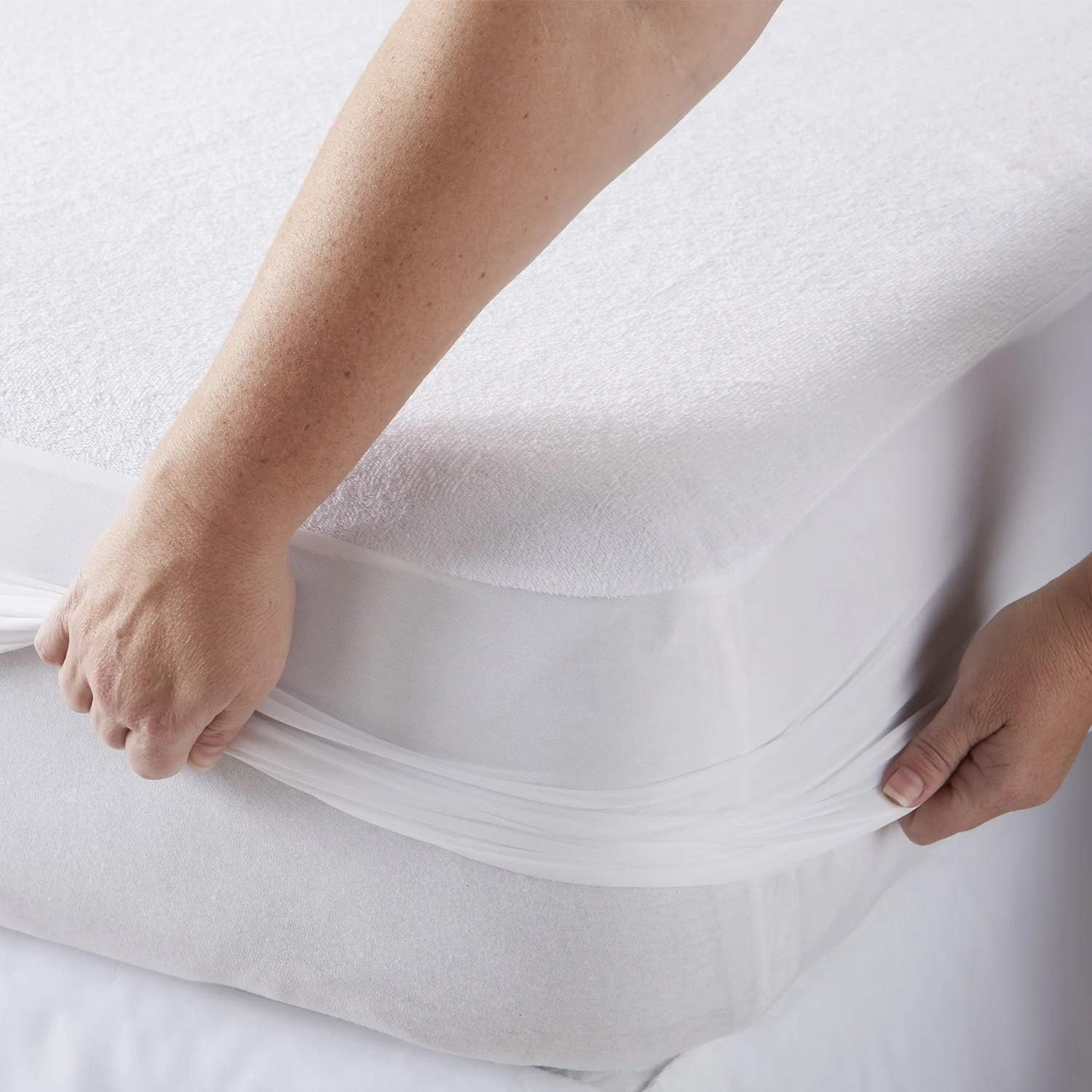 Yorkshire Bedding 100% Waterproof Mattress Protector - 30cm Deep Skirt Mattress...