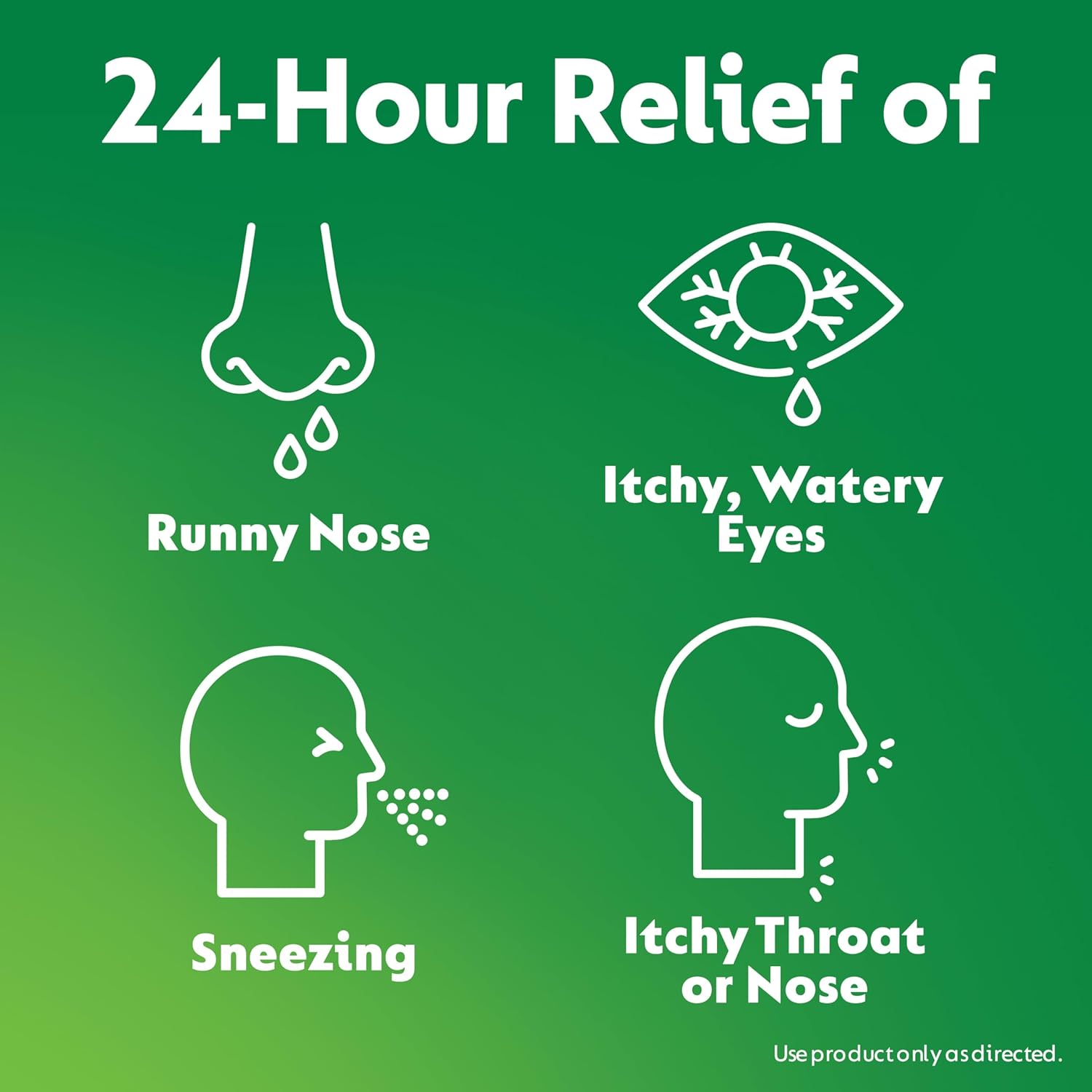 Zyrtec 24 Hour Allergy Relief Tablets, Indoor & Ou...