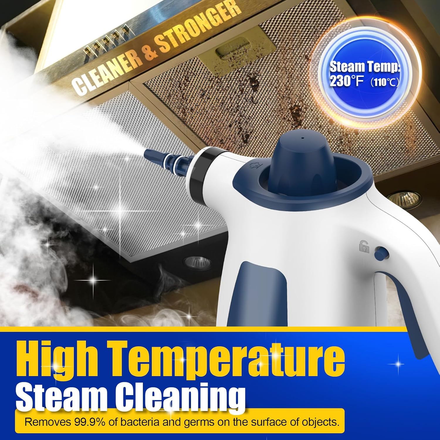 Hand Held Steam Cleaner, Portable Steam Cleaners, Steam Cleaner Handheld, Comes...