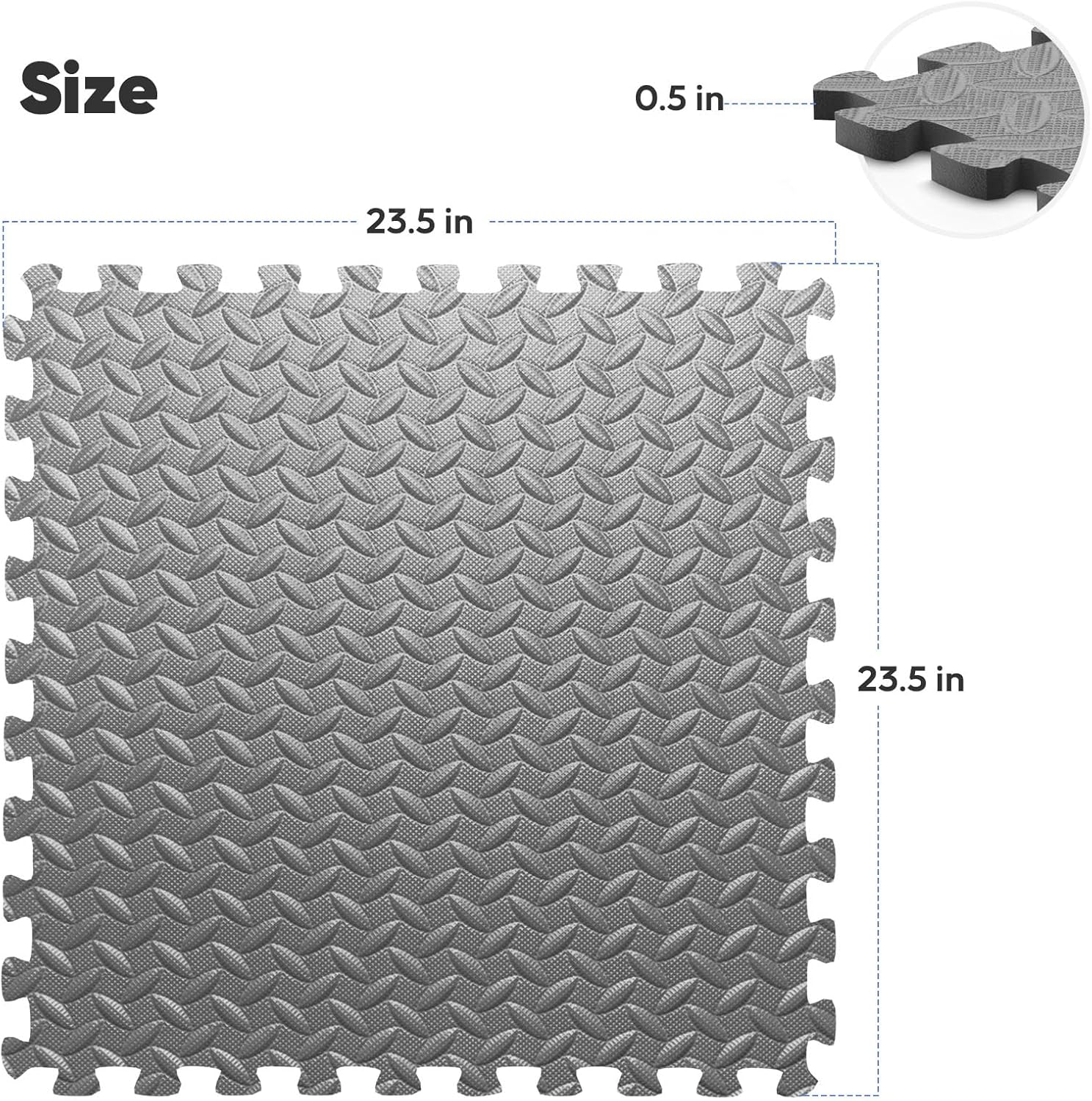 Special Home Gym Mat, Innovative Puzzle Exercise Mat, Affordable EVA Interlockin...