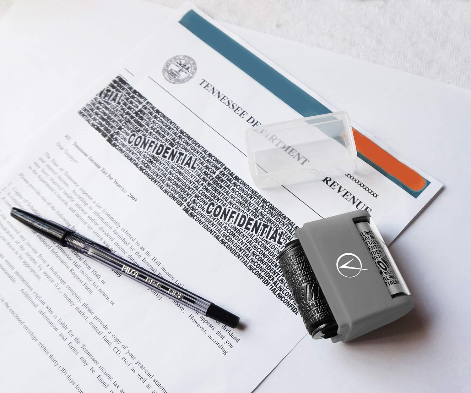 Vantamo Address Blocker Stamp for Hiding Sensitive Information, Wide Identity Th...