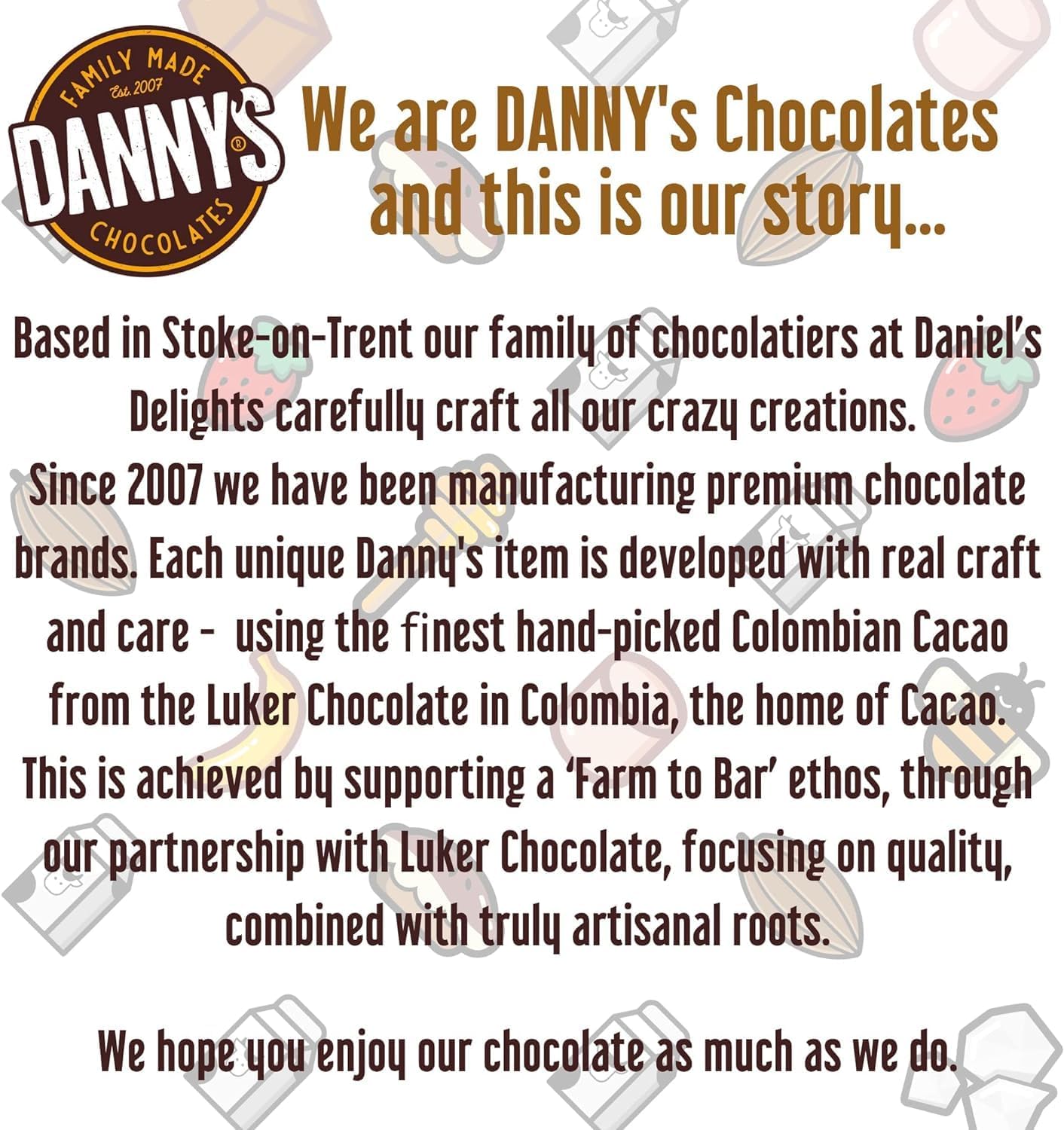 Special Danny's Easter Chocolate, Unique 3 x 50g Bars Collection, Perfect Easter...