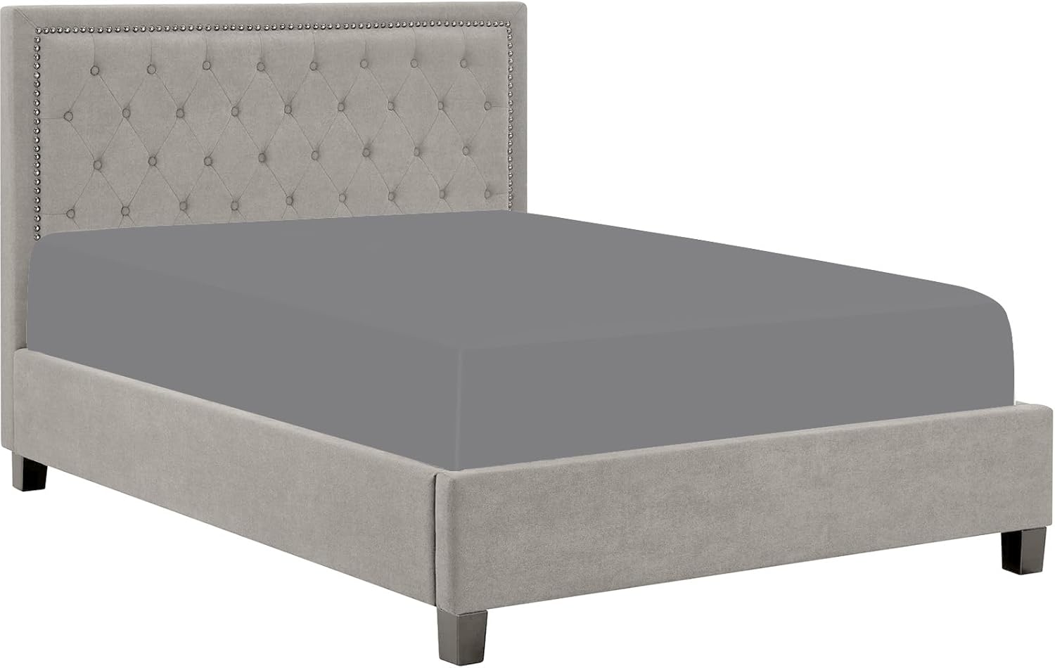 Pamposh Super King Fitted Sheet, Durable Elastic Bed Sheets With Extra Deep Pock...