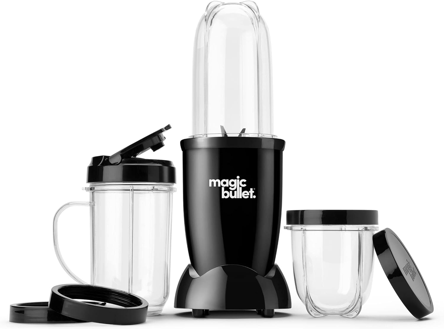 magic bullet Blender, Small, Black, 11 Piece Set 1...
