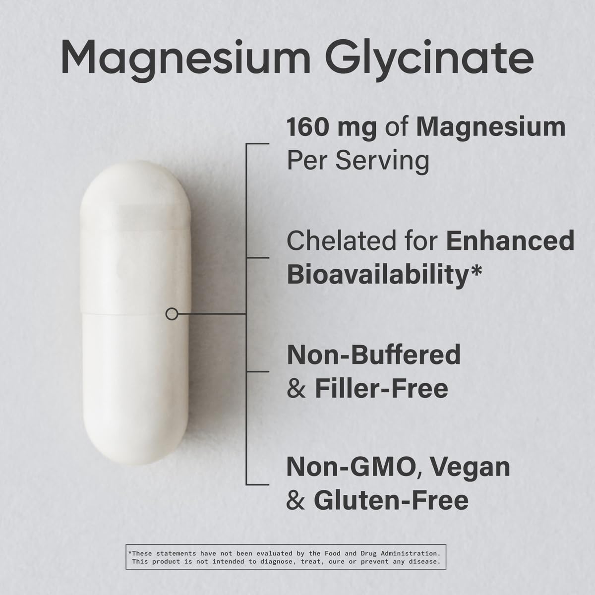 Sports Research® Magnesium Glycinate - Supports Restful Sleep & Enzymatic Proces...