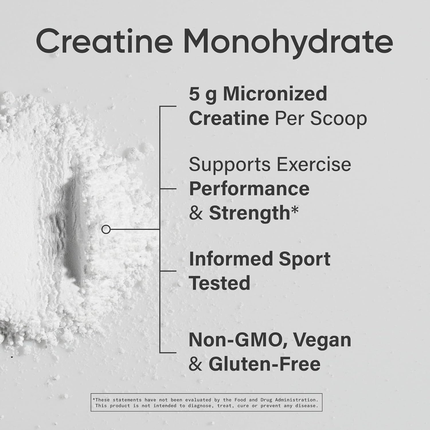 Sports Research Creatine Monohydrate - Gain Lean Muscle, Improve Performance and...
