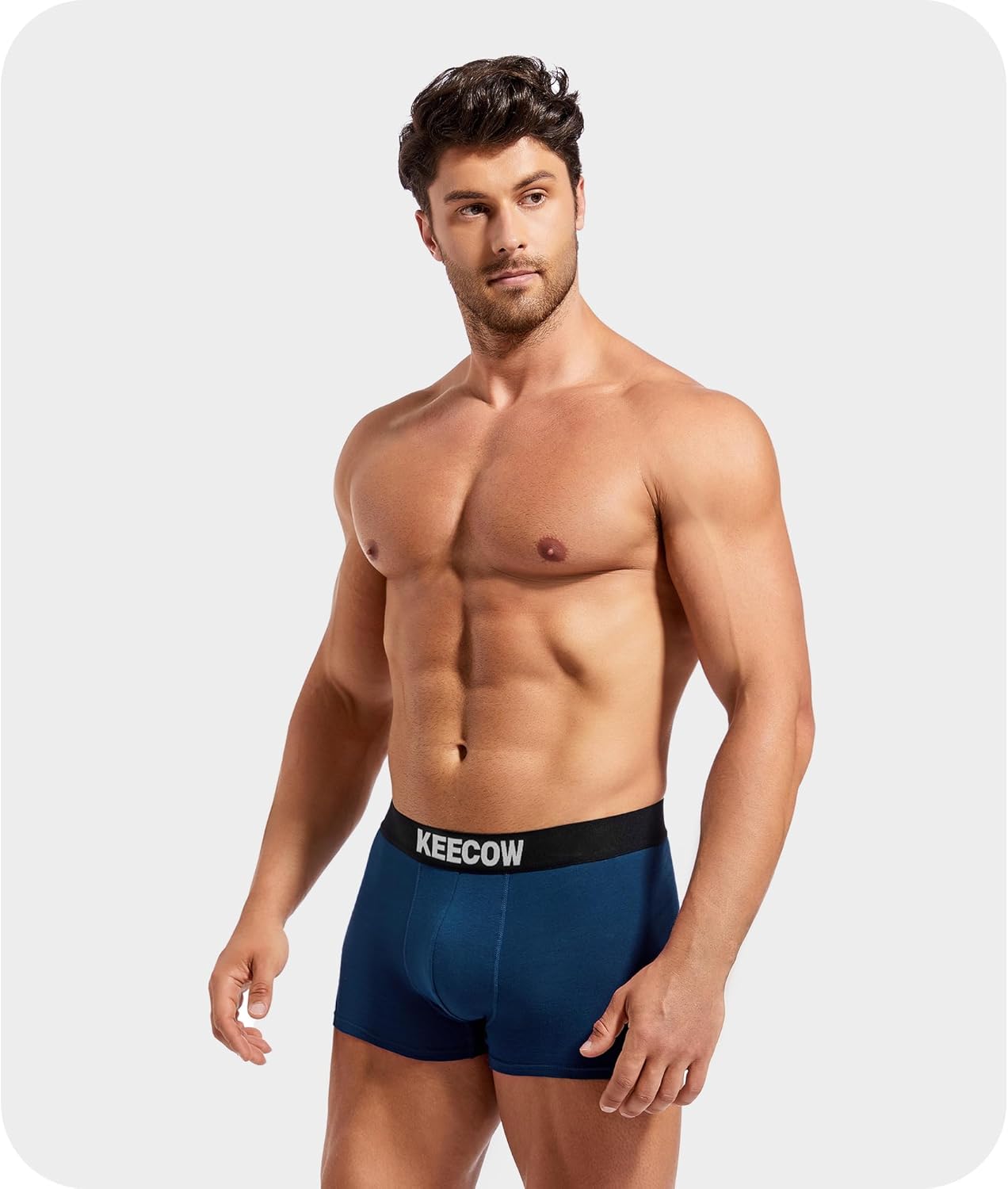 Mens Boxers Shorts 10 Pack, No Itchy Labels Cotton Comfortable Underwear Trunks...