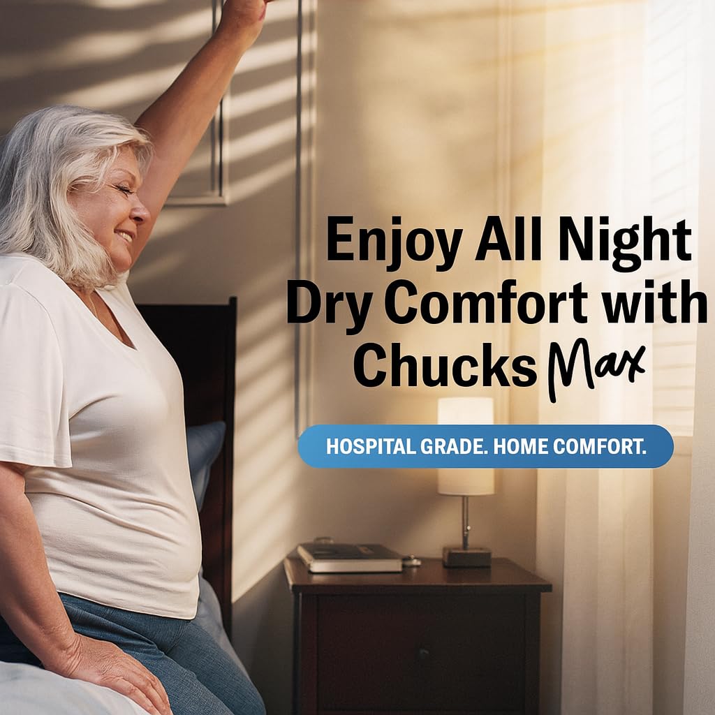 Chucks® MAX Hospital Bed Pads Disposable Adult 36 x 36 Breathable Incontinence P...