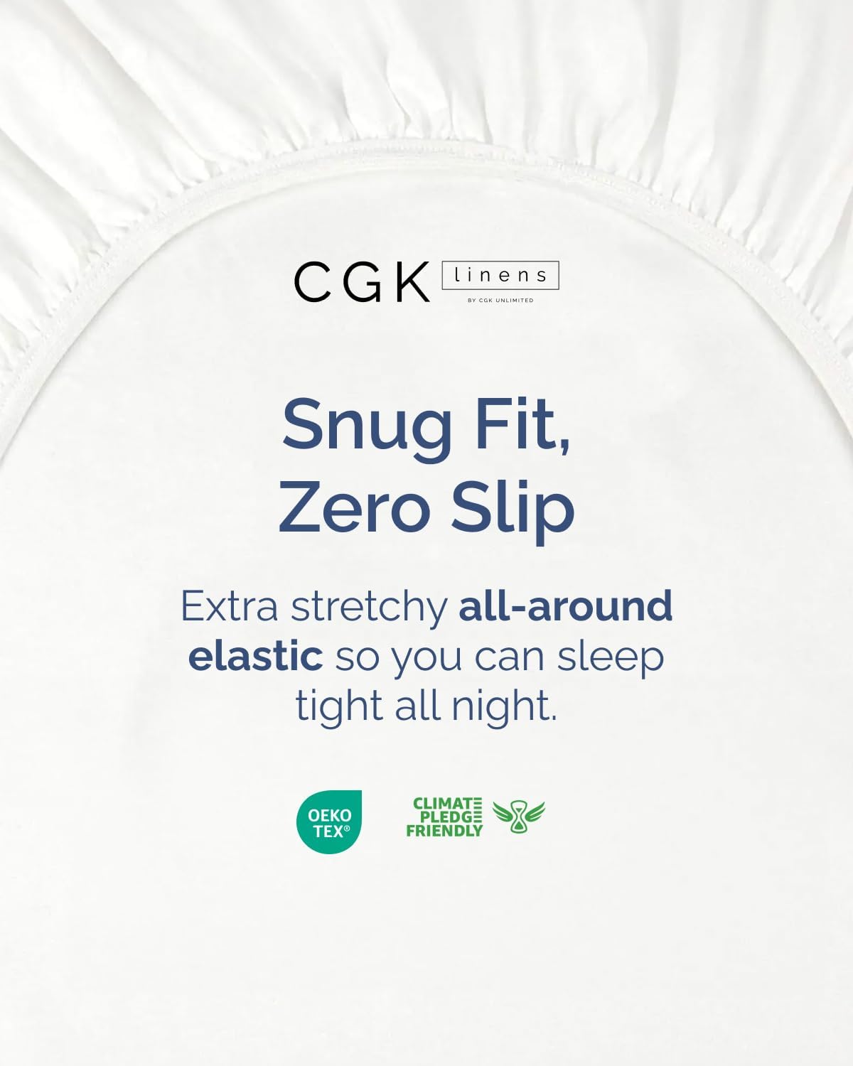 High-Quality King Fitted Bed Sheet, Luxury Bedding with Extra Deep Pocket, Premi...