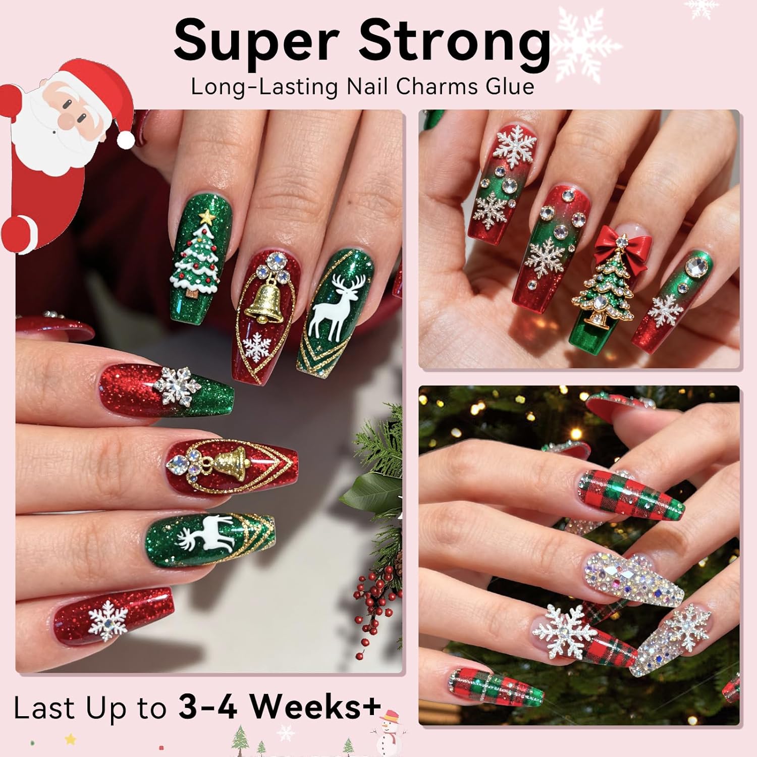 Makartt Nail Art Rhinestone Glue 30g, 3D Nail Gel Sculpting Gel, Super Adhesive...