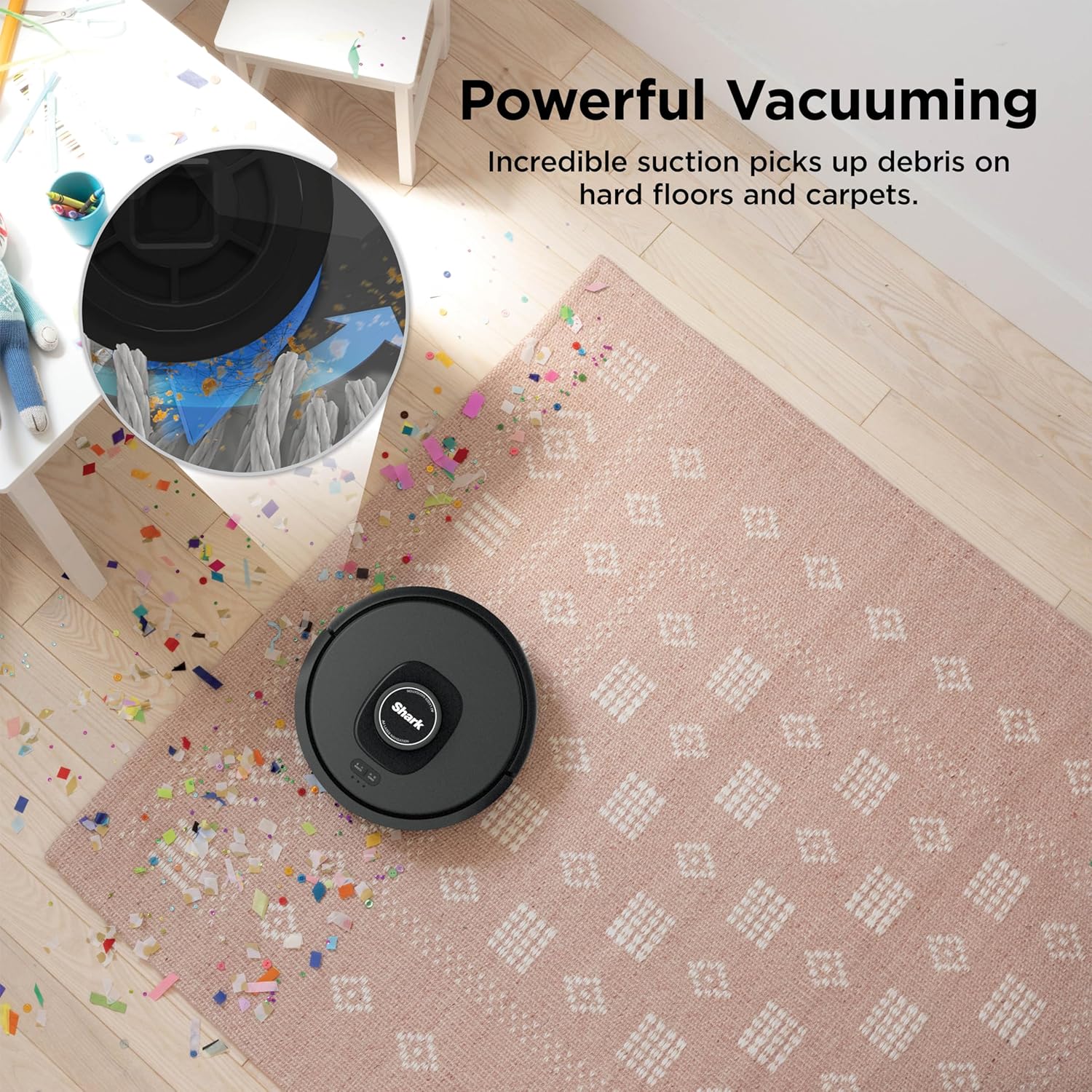 Shark AV2501S AI Ultra Robot Vacuum, with Matrix C...