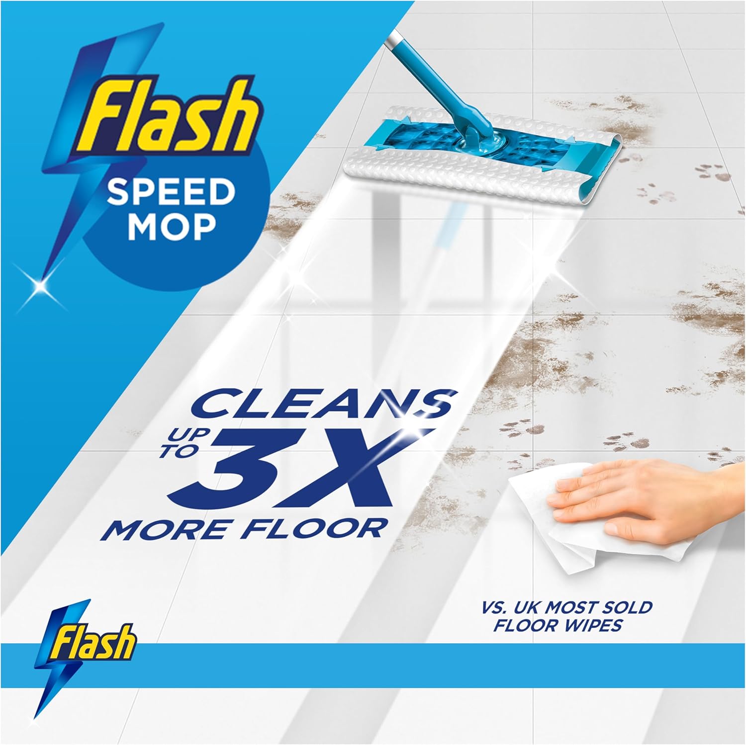 Flash Speedmop Wet Cloth Refills, Floor Cleaner, Wild Orchid, 96 Count (24 x 4)...