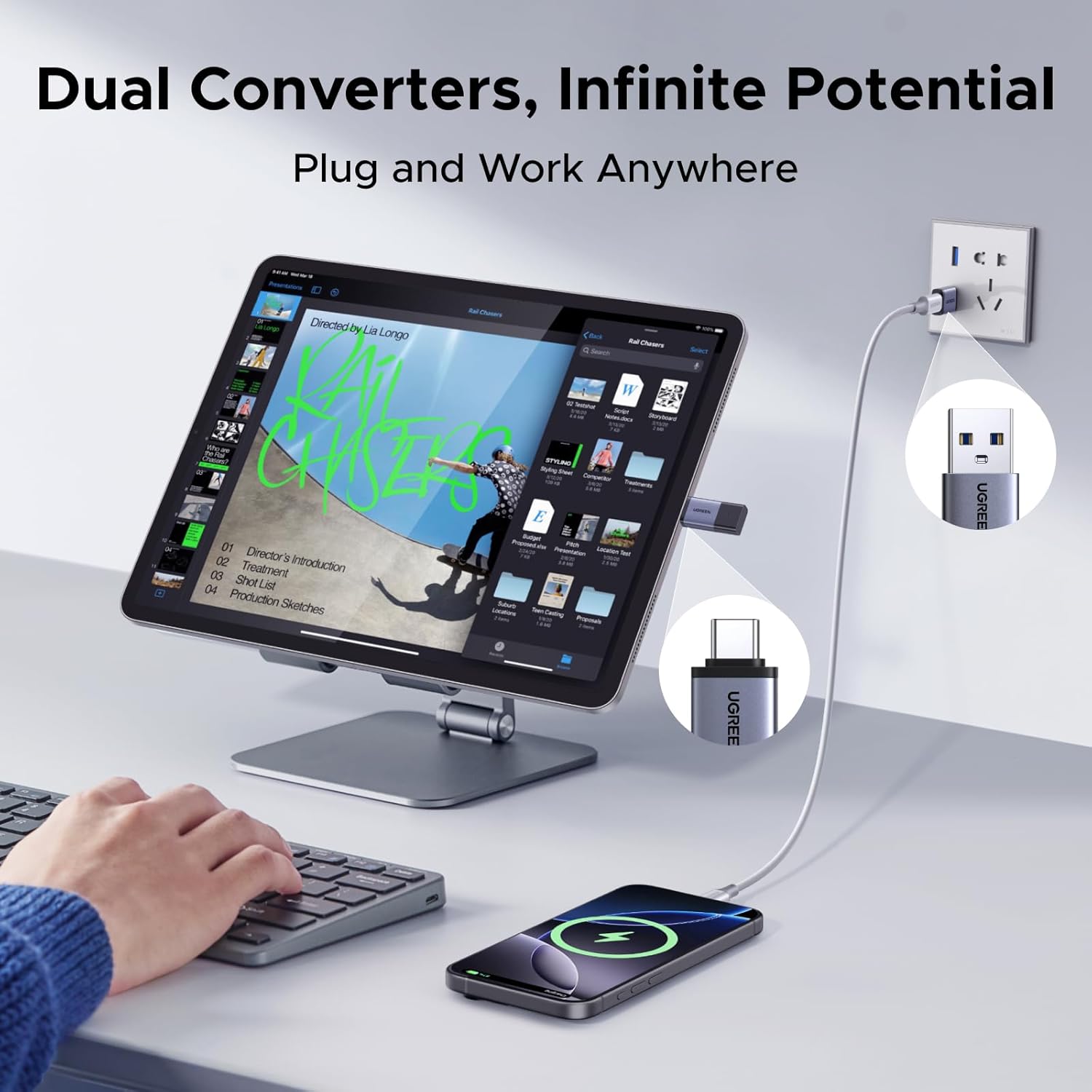 UGREEN USB C, Innovative Adapter for Easy Connection, Affordable Adaptor for Sea...