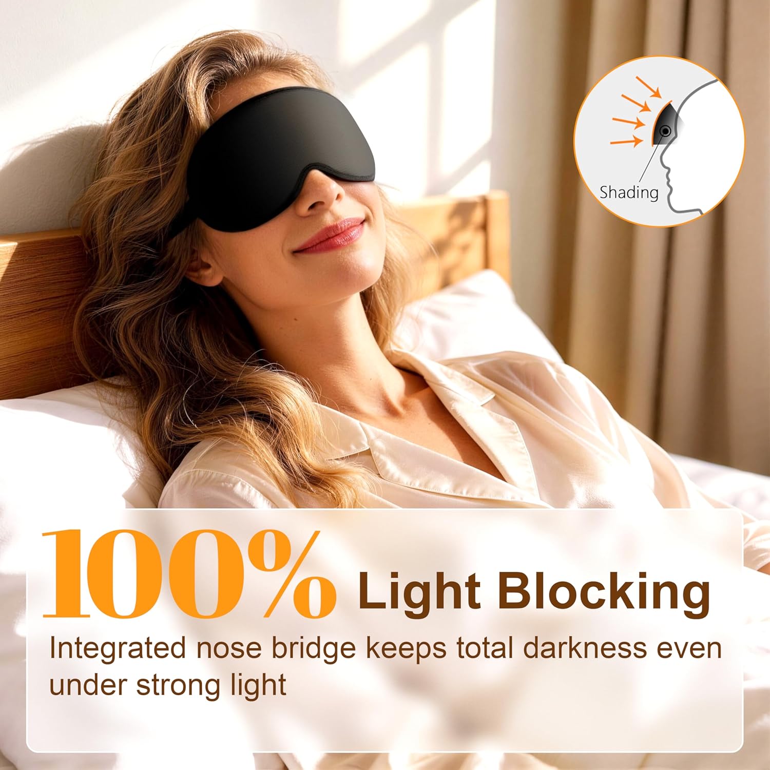 Gritin 100% Blackout Sleep Masks, Special Eye Mask for Women, Comfortable Sleep...