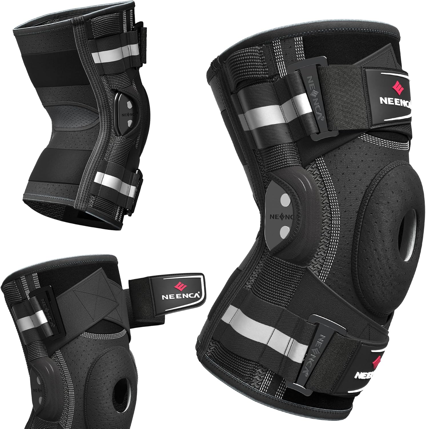 NEENCA Professional Knee Brace for Knee Pain, Hinged Knee Support with Patented...