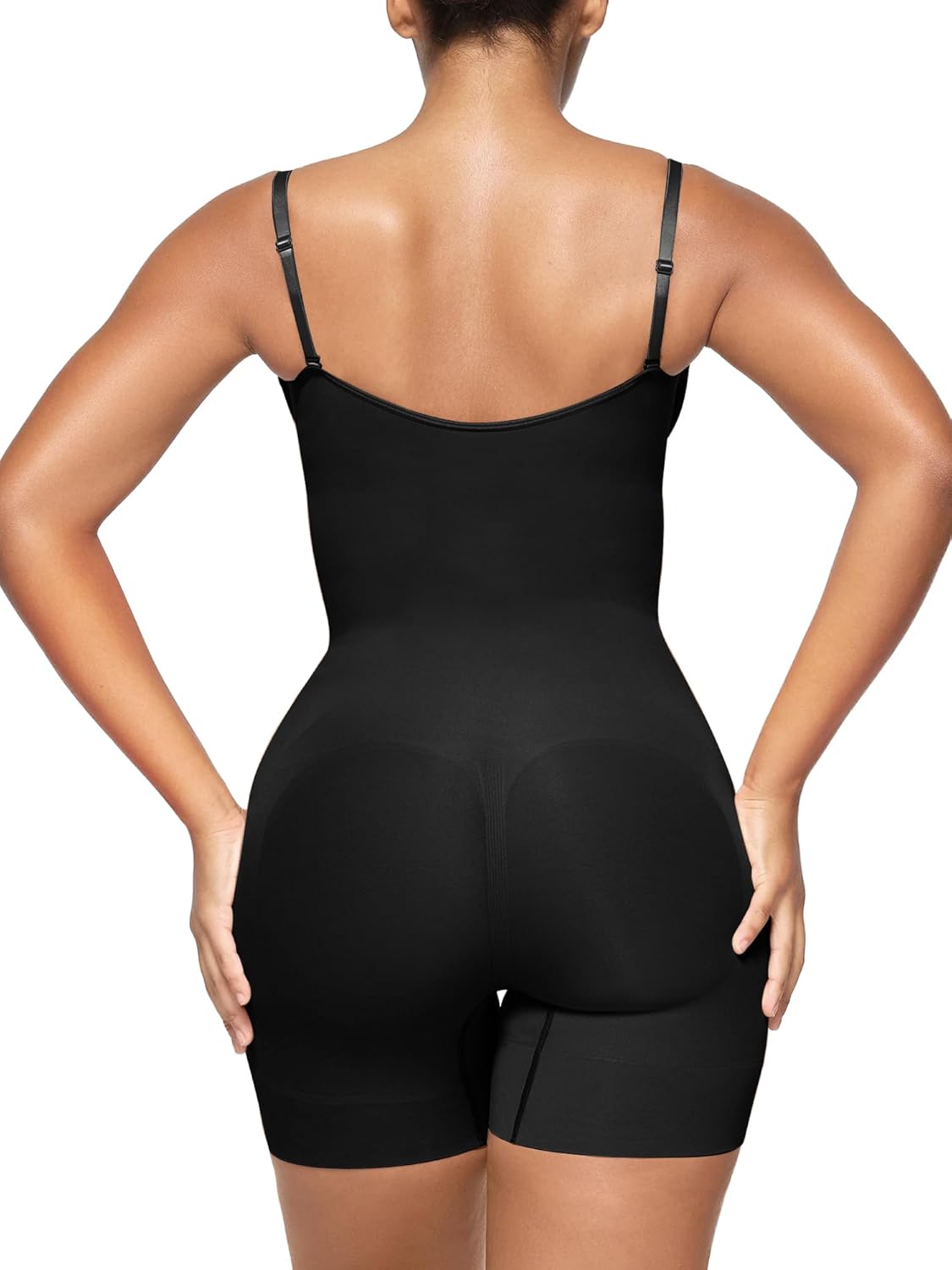 SHAPERX Open Bust Shapewear Tummy Control Bodysuits for Women Seamless Compressi...
