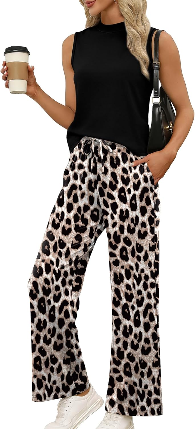 WIHOLL Two Piece Set for Women Summer Spring Outfits Cruise Travel Airport Beach...