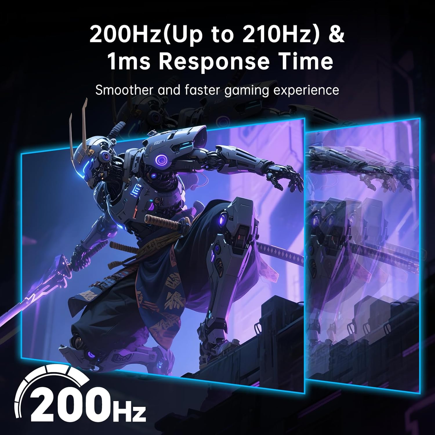 KTC 27 Inch Gaming Monitor - 2K QHD 2560 x 1440 Mo...