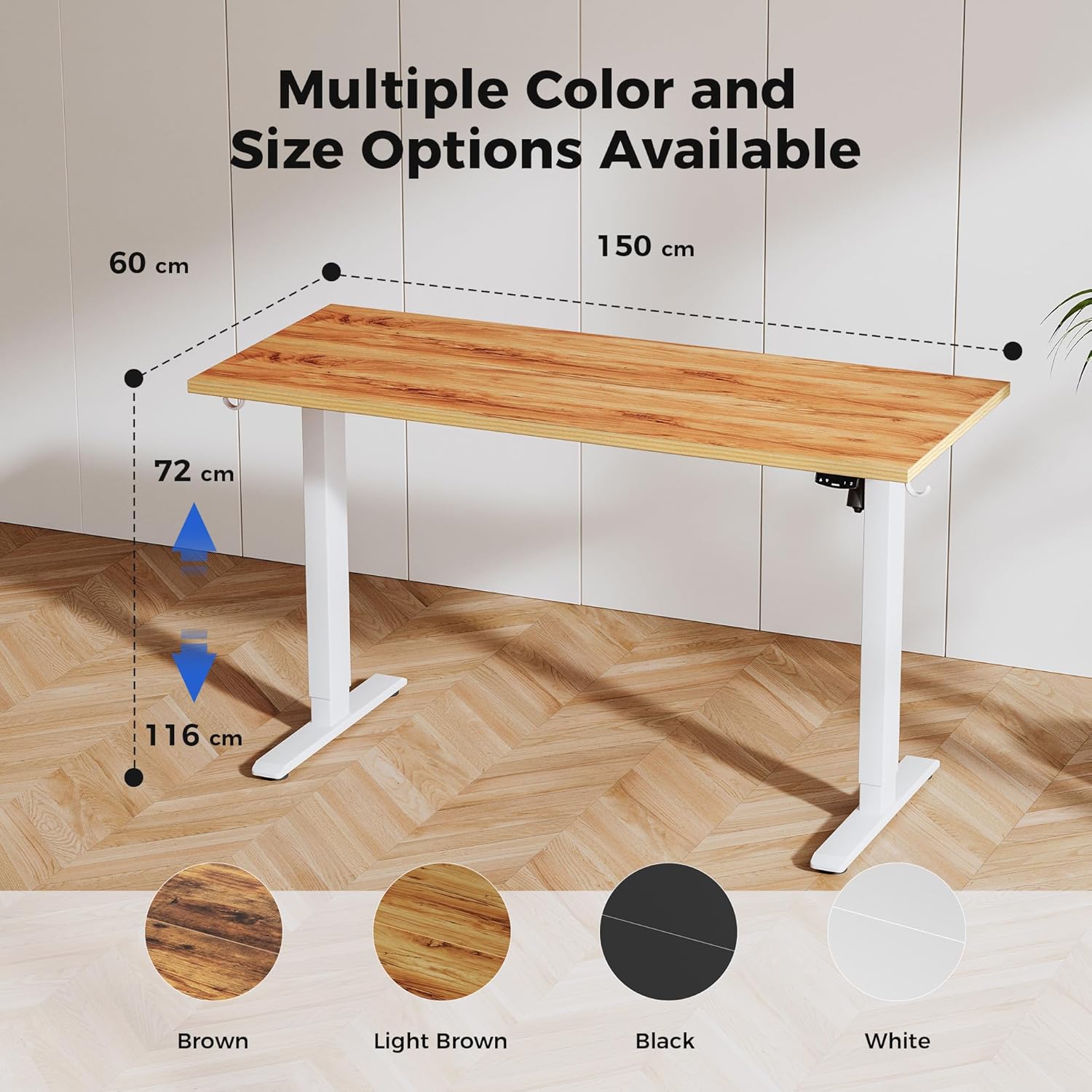 Agilestic Electric Standing Desk, High-Quality Height Adjustable Sit Stand Desk...