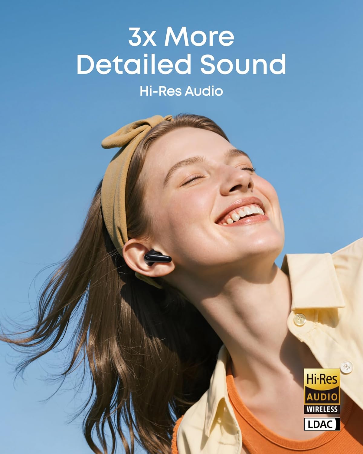 Soundcore P31i by Anker, Real-Time Adaptive Noise Cancelling, Hi-Res Sound, Tran...