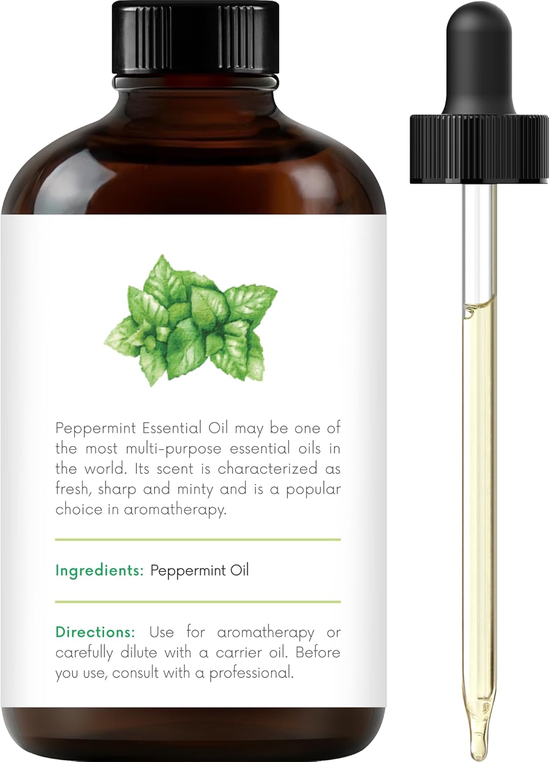 Handcraft Blends Peppermint Essential Oil – Huge 4 Fl Oz – 100% Pure and Natural...