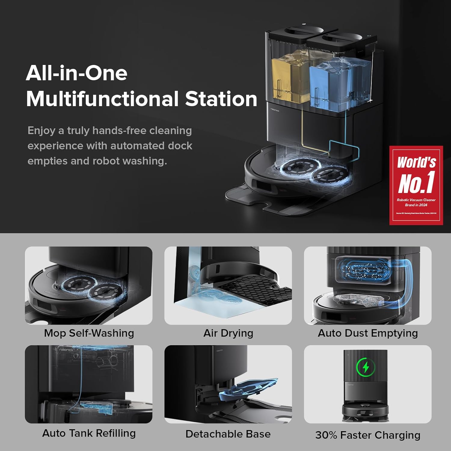 roborock Qrevo Series Robot Vacuum and Mop, 8000Pa Suction, Upgraded from Qrevo...