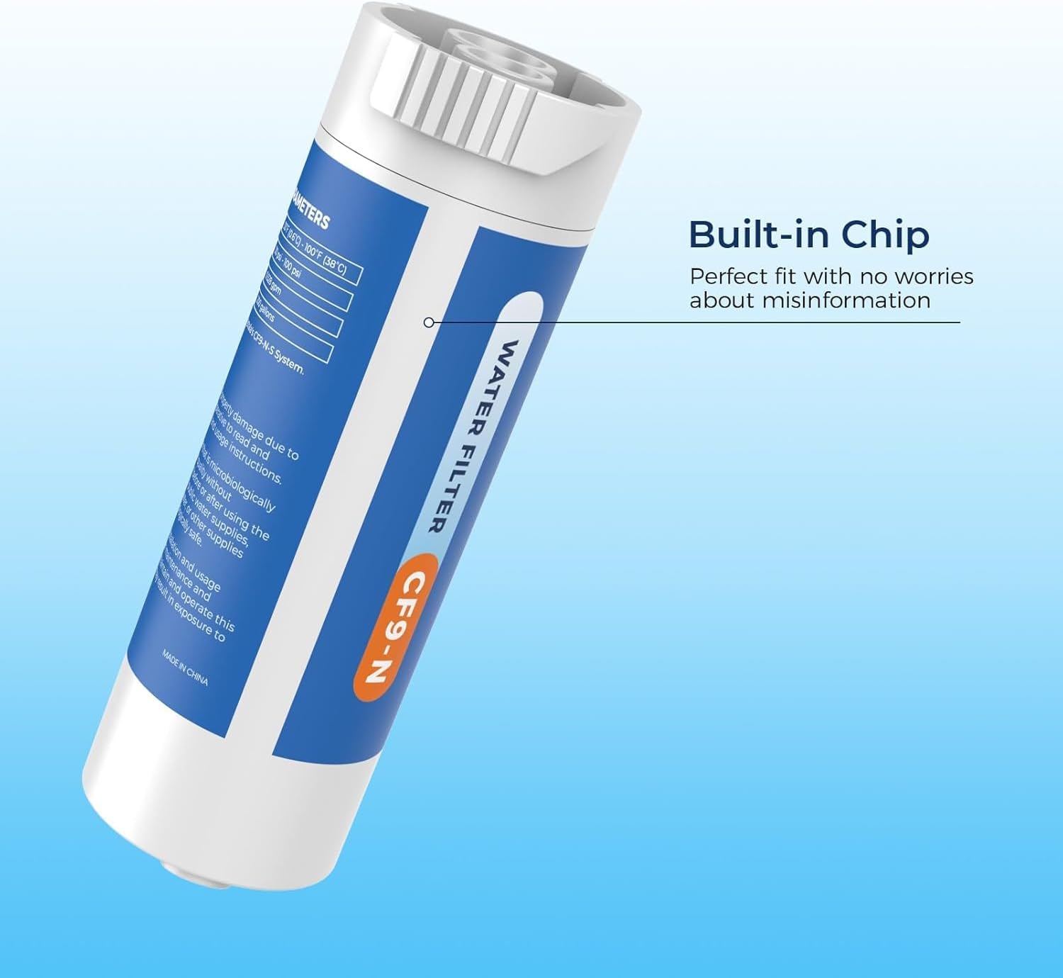 Crystala Filters Water Filter Compatible with XWFE (Built-in CHIP), Replacement...