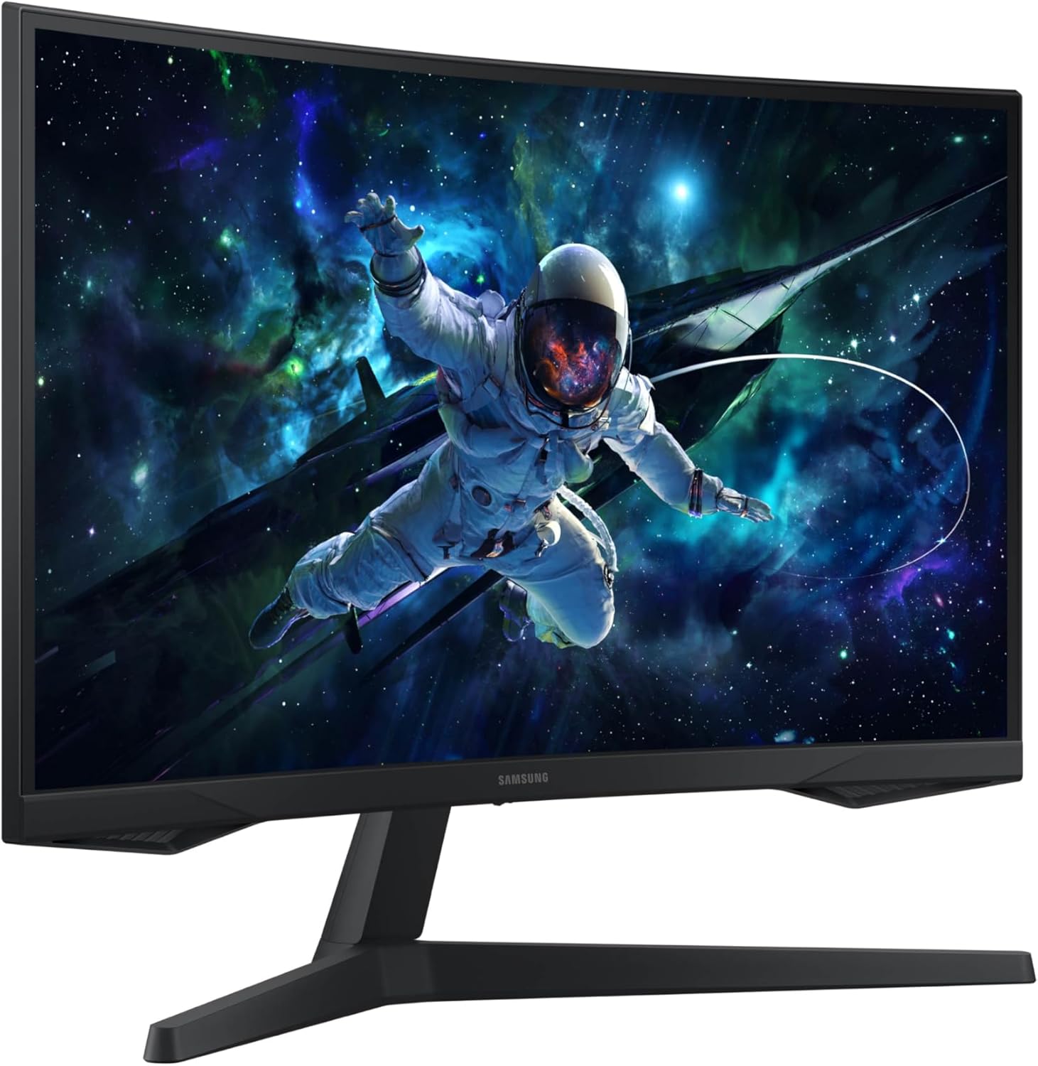 SAMSUNG 32" Odyssey G55C Series QHD 1000R Curved Gaming Monitor, 1ms(MPRT), HDR1...