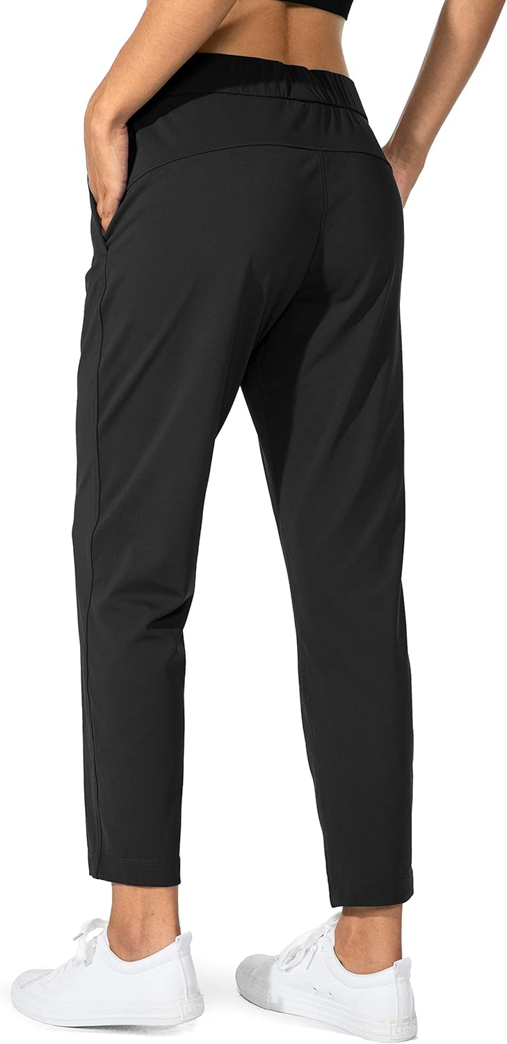G Gradual Women's Pants with Deep Pockets 7/8 Stretch Ankle Sweatpants for Golf,...