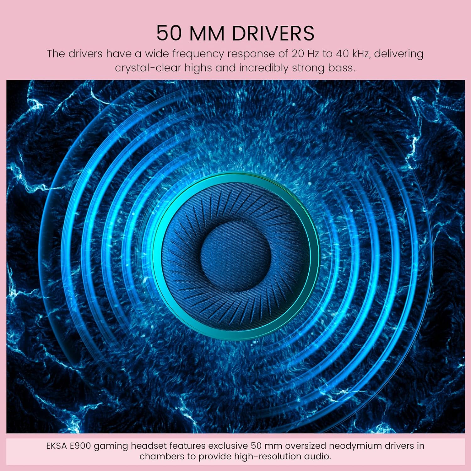 EKSA E900 Gaming Headset, Unique Wired Headset with Detachable Noise Cancelling...