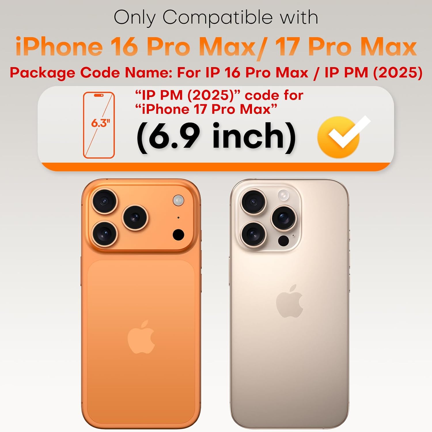 TOCOL Screen Protector for iPhone 17 Pro Max, iPhone 16 Pro Max 6.9-Inch, Instan...