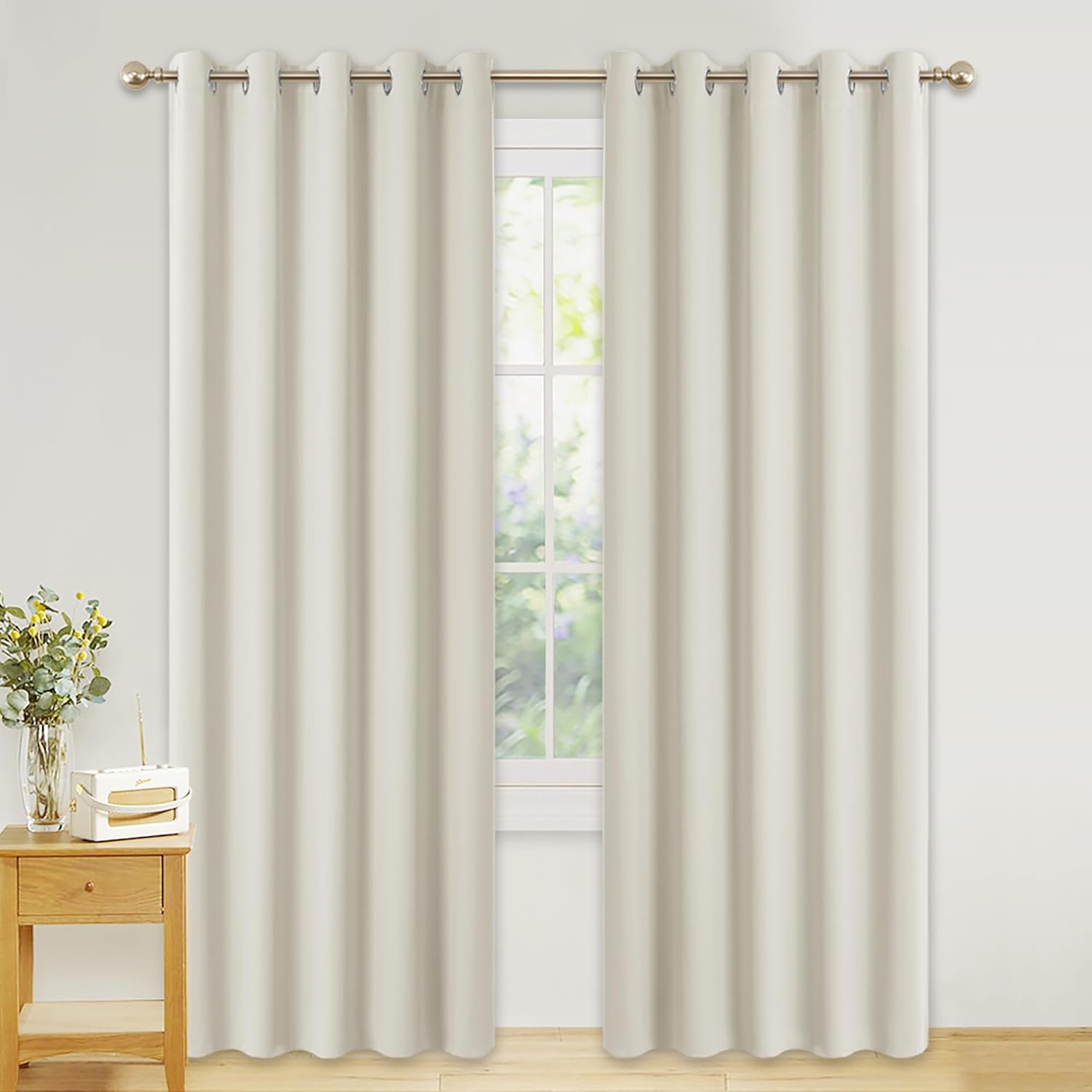 High-Quality PONY DANCE Thermal Insulated Curtains, Special Curtains for Living...