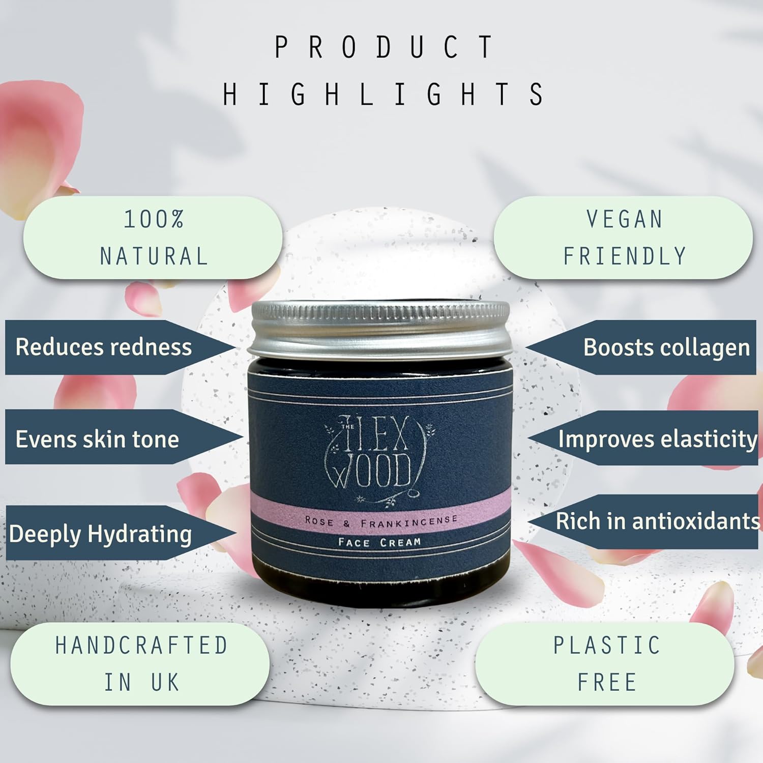 The Ilex Wood - 100% Natural Handcrafted Face Care, Vegan, Moisturising, Anti Ag...