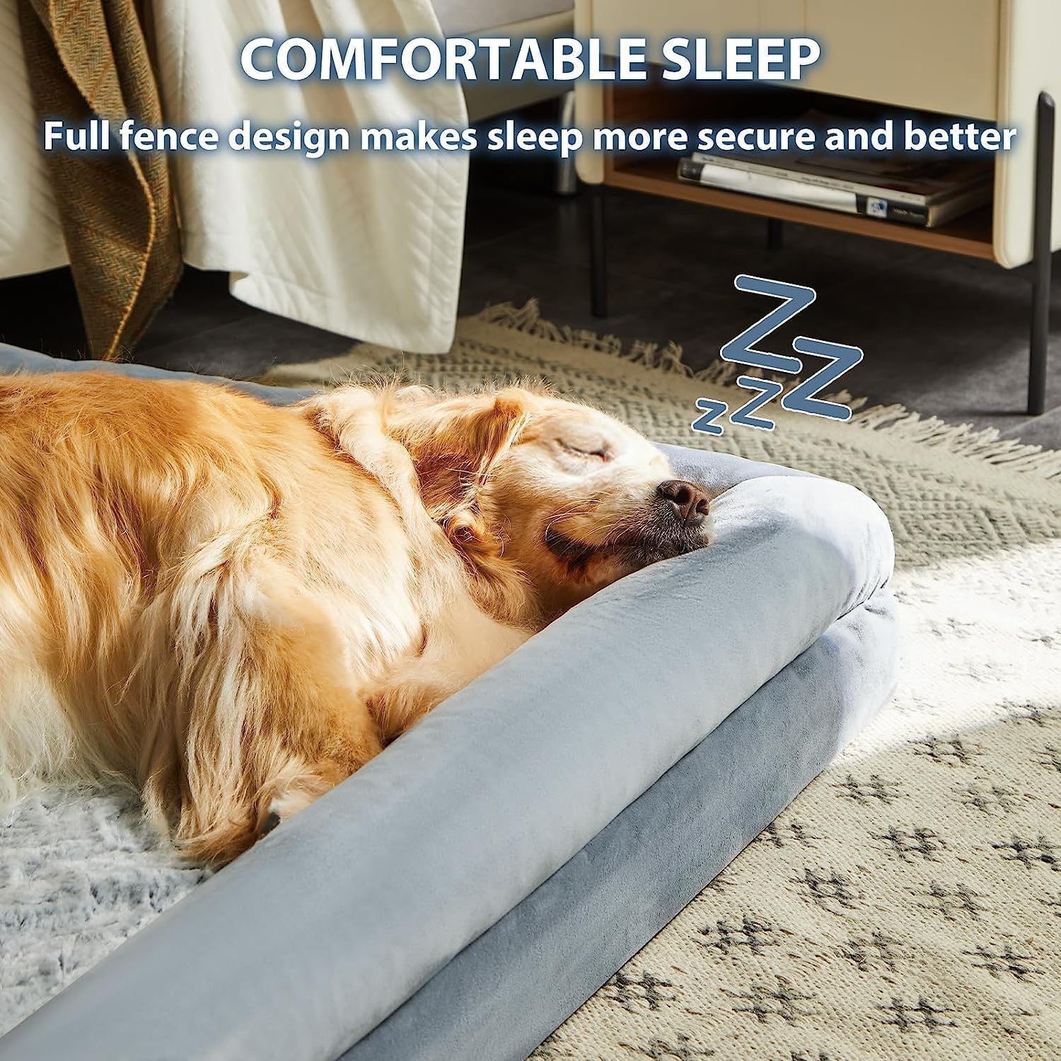 WNPETHOME XXL Extra Large Dog Bed, Washable Dog Couch with Removable Waterproof...