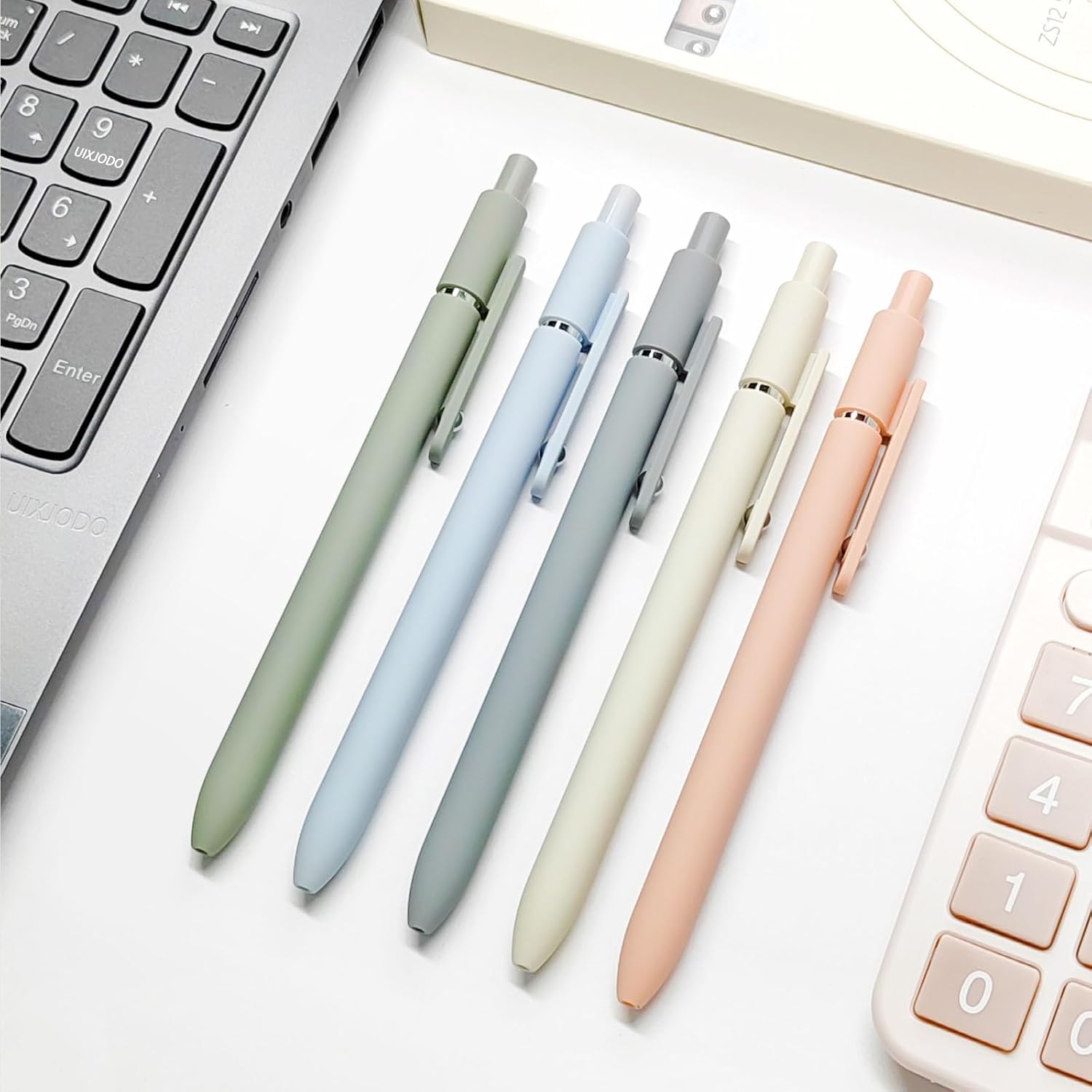 Gel Pens, 0.5mm Japanese Black Ink Fine Point Smooth Writing Pens, High-End Seri...