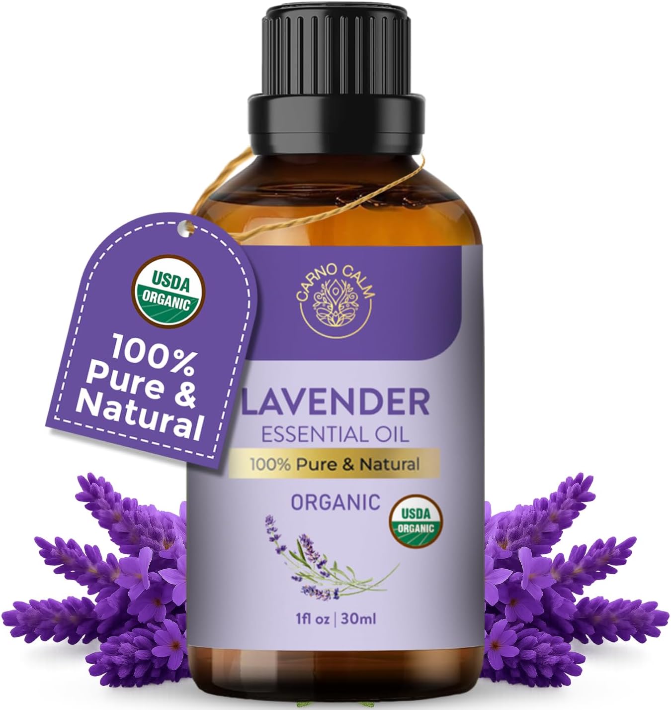 Organic Lavender Essential Oil 30ml | 100% Pure &...