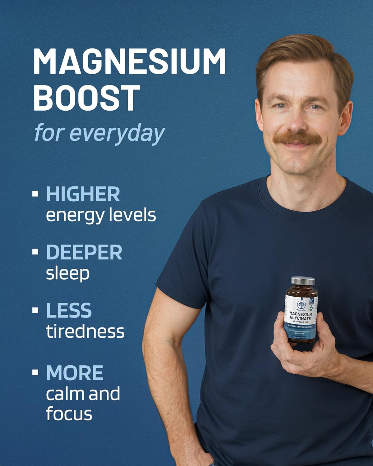 Magnesium Glycinate High Strength 1500mg - High Absorption, Easy to Digest - UK...