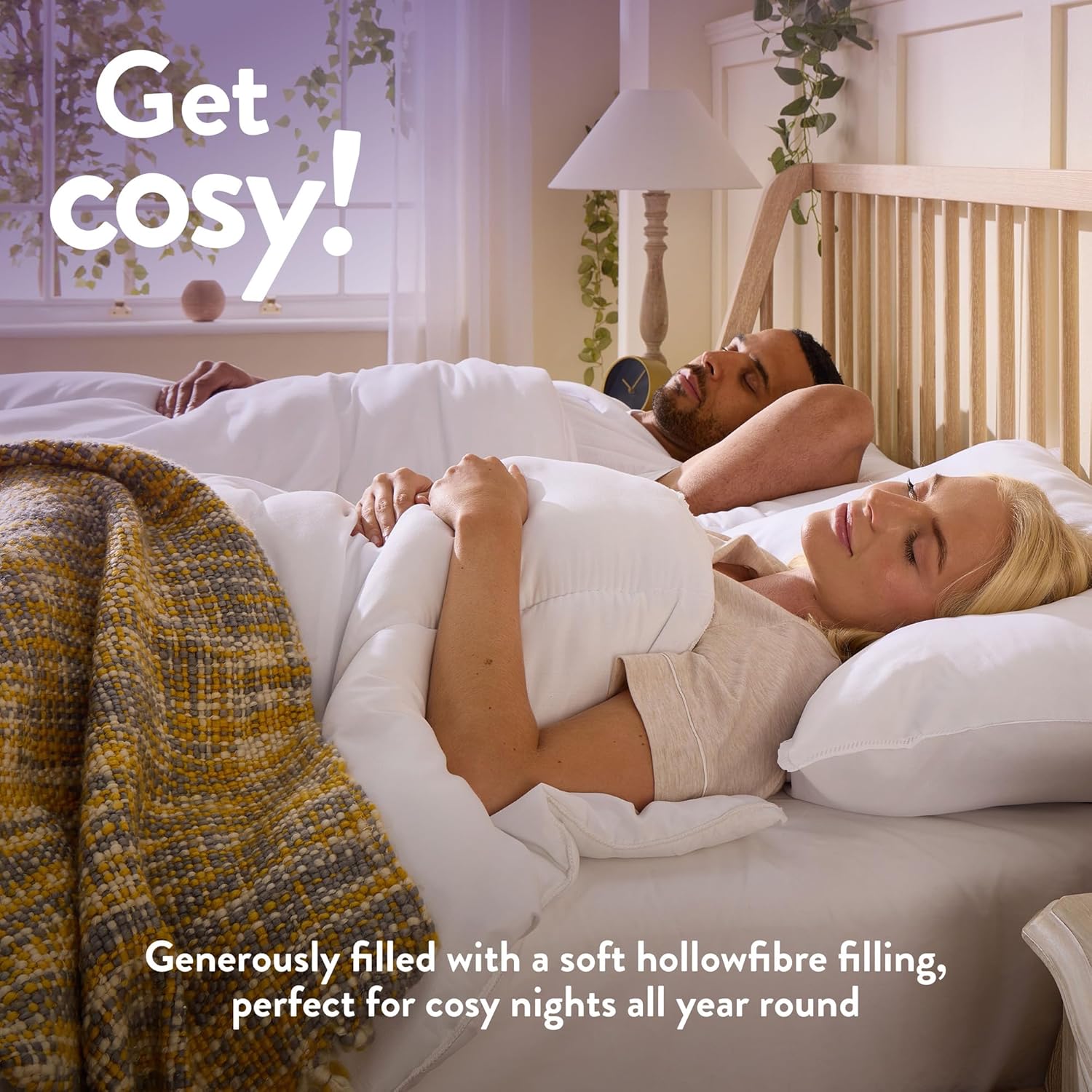 Slumberdown Cosy Nights Super King Duvet 10.5 Tog - Breathable & Soft All Year-R...